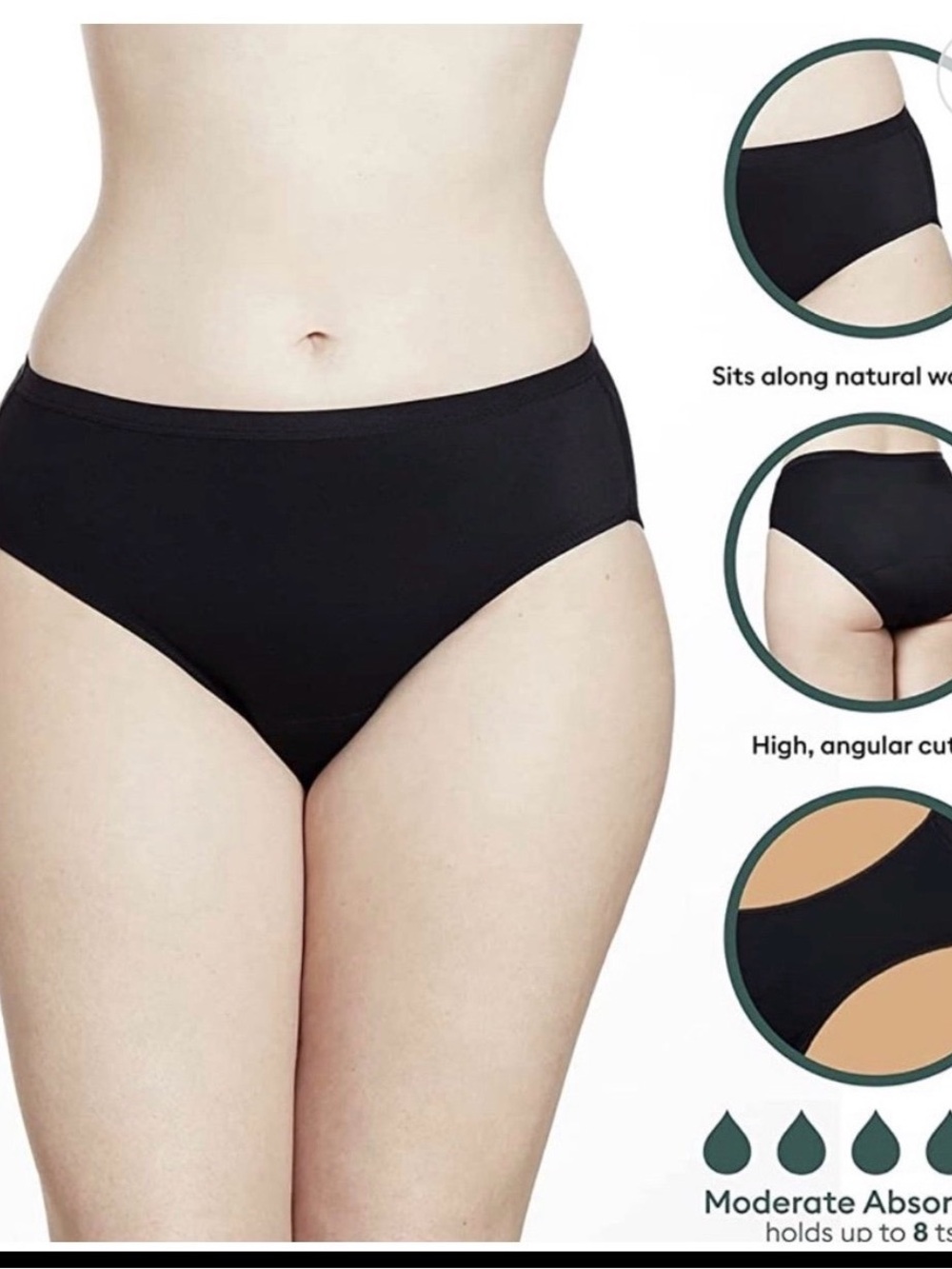 2-pack of Thinx absorbent panties - Size XXL (3XL)